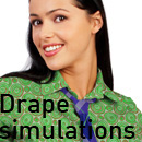 Drape simulations