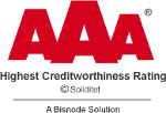 AAA creditworthiness rating