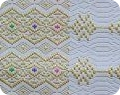 Thai fabric, two extra wefts