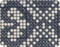 How to convert cross stitch pattern into jacquard image
