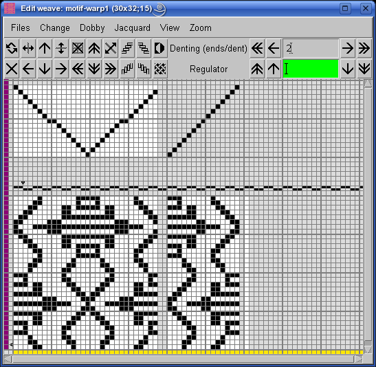 edit weave with ArahWeave software for weaving