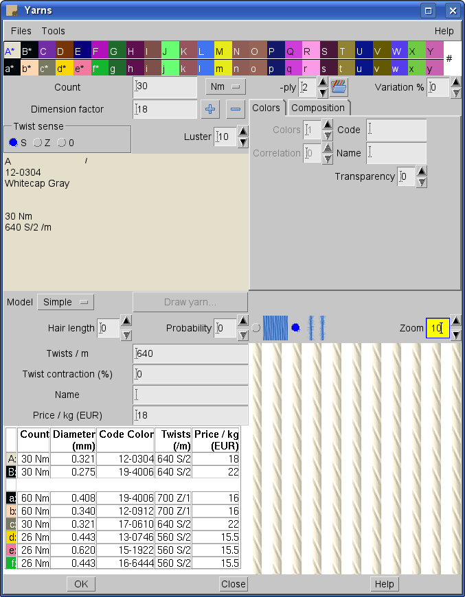 ArahWeave reading jacquard cards