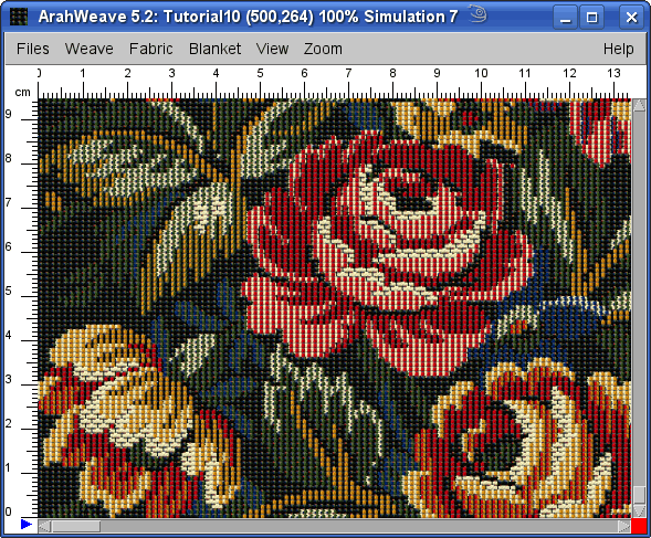 ArahWeave gobelin fabric simulation