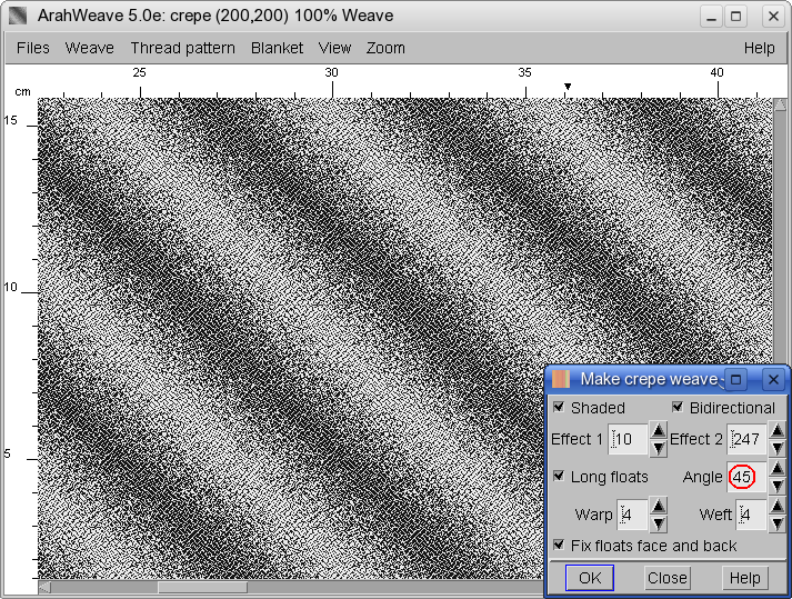 generating crepe weaves