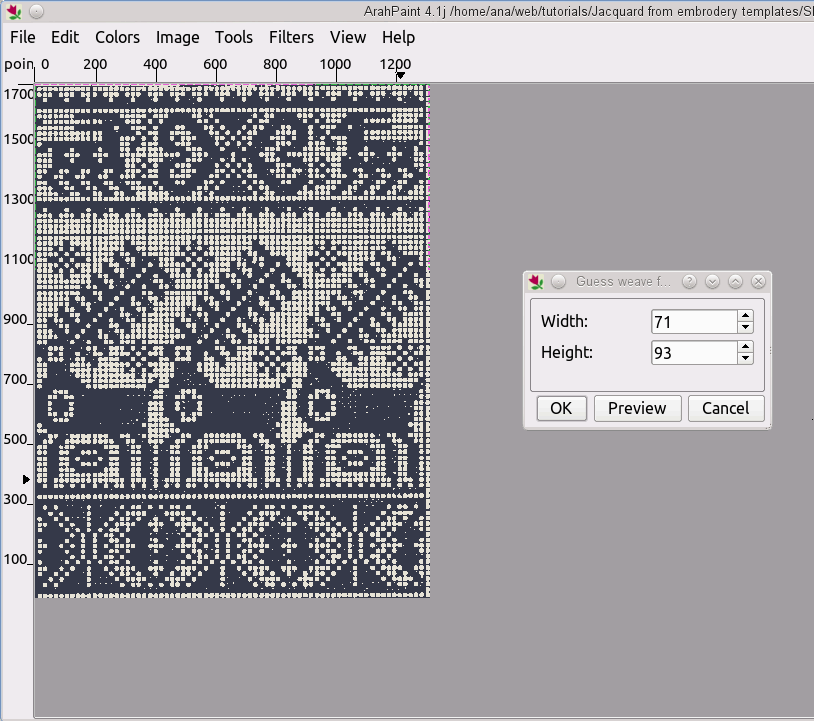 cross stitch pattern