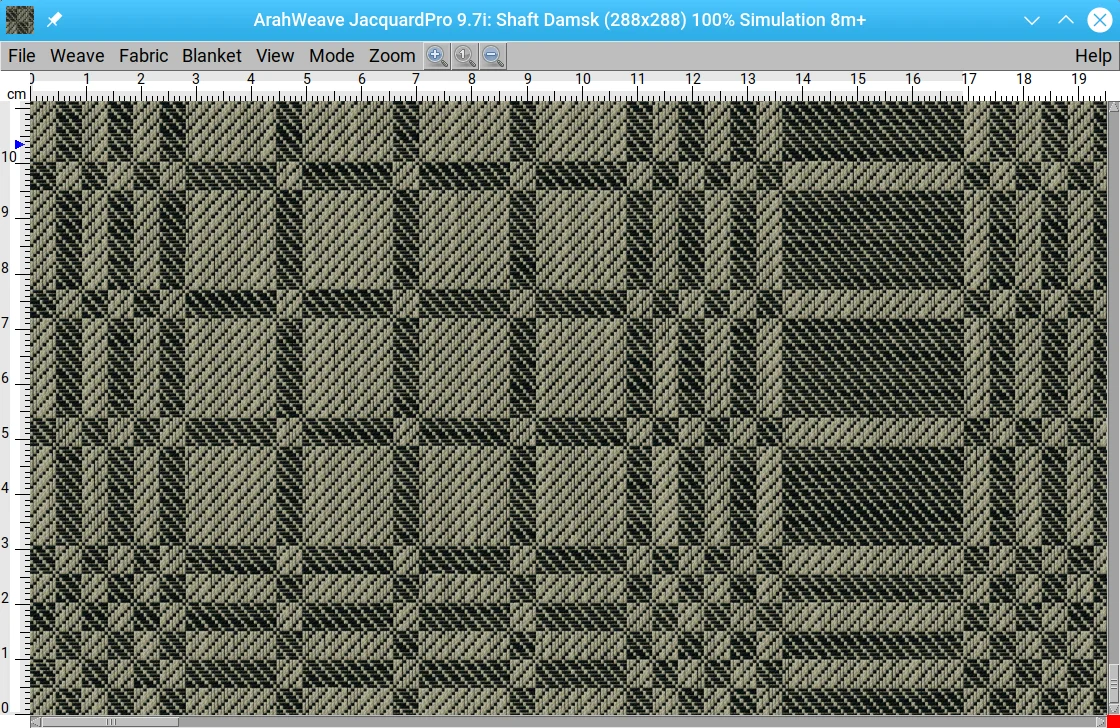 edit weave with ArahWeave software for weaving